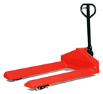 Paper roll pallet trucks, suitable for drums and cylindrical loads